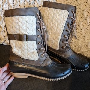 Maurices Gwen tall duck boots